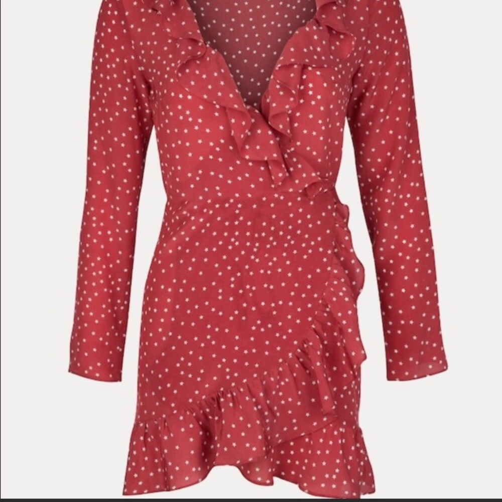 Réalisation Par Alexandra Red Star Dress